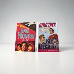 Star Trek Novel Set - Final Frontier & Best Destiny. Hard Cover